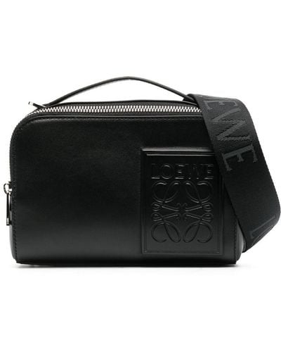 Loewe Mini Satin Calfskin Crossbody Camera Bag - Black