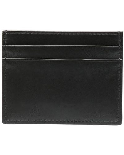 Dolce & Gabbana Leather Credit Card Case - Black