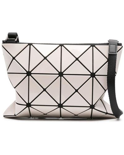 Bao Bao Issey Miyake Lucent Gloss geometric crossbody bag - Bianco