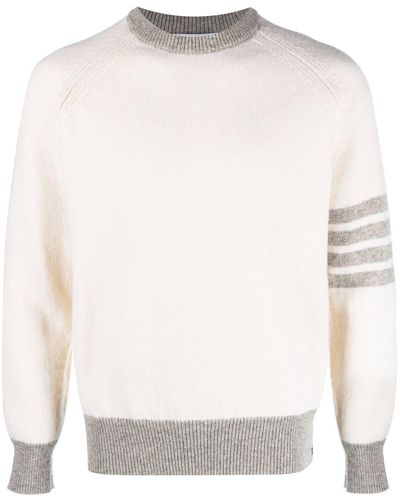 Thom Browne Wool Knit Sweater - White