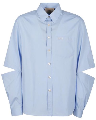 Gucci Cotton Shirt - Blue