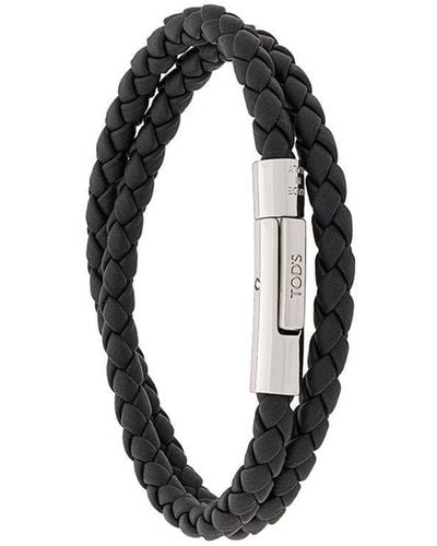 Tod's Bracelet With Logo - Black