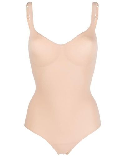 Wolford Shaping String Bodysuit - Natural