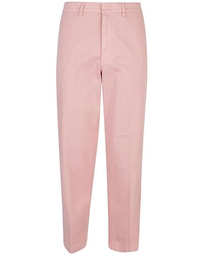 Department 5 Wide Leg Trousers - Pink