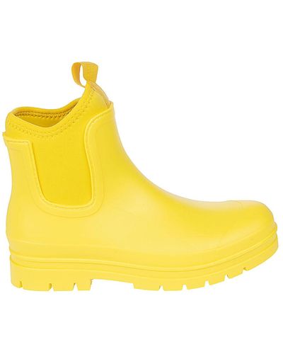 Colors Of California Chelsea Rain Boots - Yellow