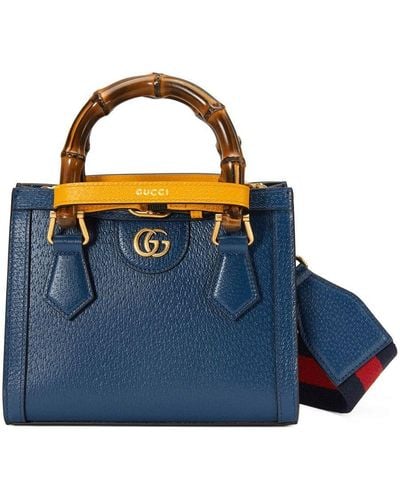 Gucci Mini Diana Tote Bag - Blue