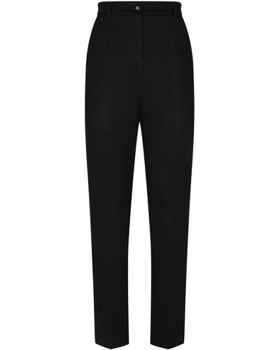 Dolce & Gabbana Tailored Tapered Pants - Black