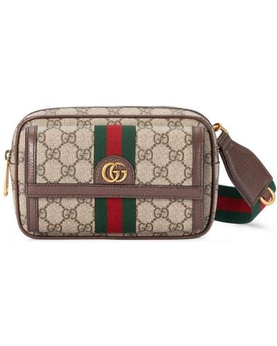 Gucci Ophidia gg Canvas Cross-body Bag - Natural