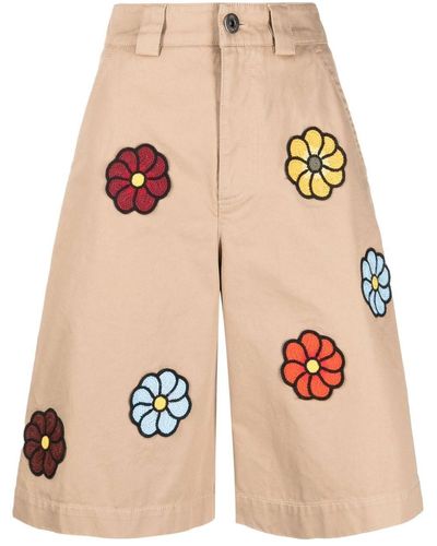 Moncler Bermuda Shorts - Natural