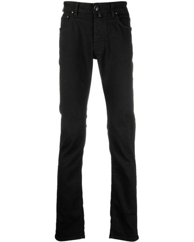 Jacob Cohen Jeans With Logo - Black