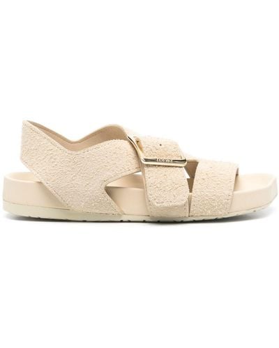 Loewe Ease Leather Sandals - Natural