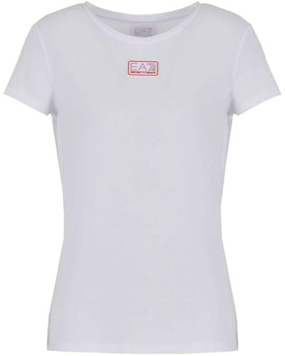 EA7 Logo T-shirt - White