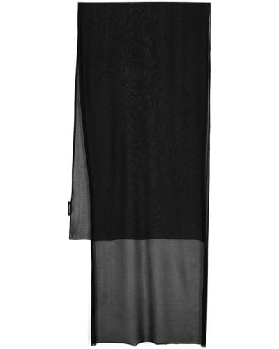 Fabiana Filippi Lurex Stole - Black