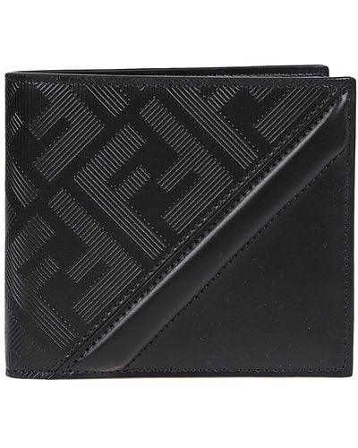 Fendi Wallet With Logo - Black