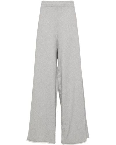 Vetements Cotton Blend Sweatpants - Grey
