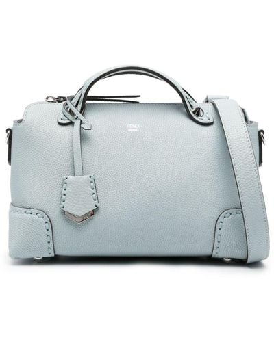 Fendi By The Way Medium Leather Tote Bag - Blue