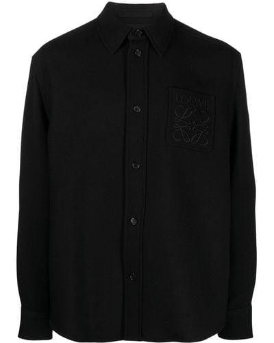 Loewe Wool Shirt - Black