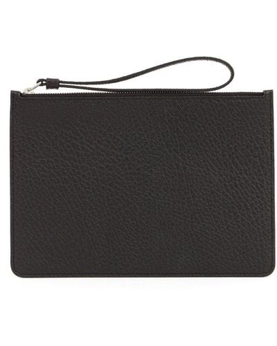 Maison Margiela Four-stitch Leather Cardholder - Black