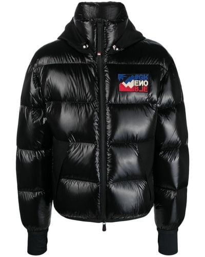 3 MONCLER GRENOBLE Marcassin Hooded Quilted Jacket - Men's - Feather Down/polyester/polyamide - Black