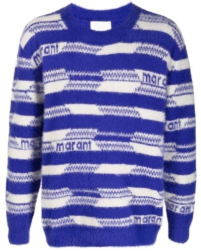 Isabel Marant Logo Sweater - Blue
