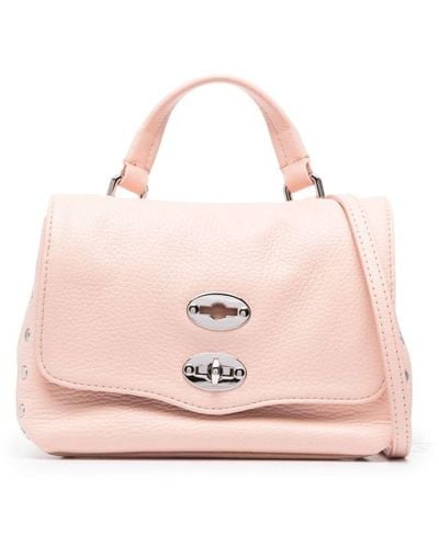 Zanellato Postina Baby Leather Tote Bag - Pink