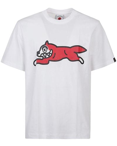 ICECREAM T-shirt Con Stampa Running Dog - Bianco