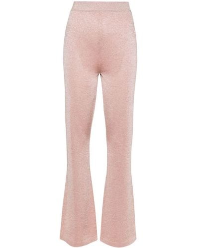 Missoni High-Waisted Flared Trousers - Pink