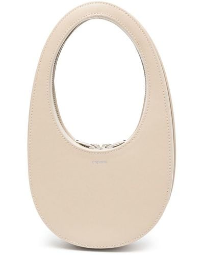 Coperni Mini Swipe Leather Handbag - White