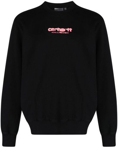 Carhartt Ink Bleed Cotton Sweatshirt - Black