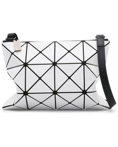 Bao Bao Issey Miyake Lucent Gloss Geometric Crossbody Bag - White