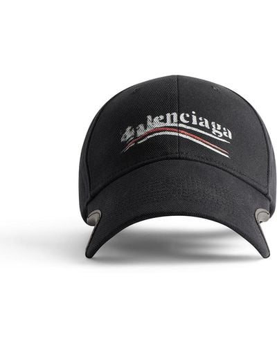 Balenciaga Hat With Logo - Black