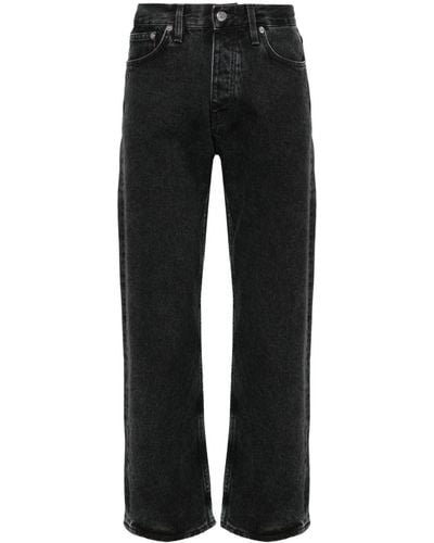 sunflower Mid-rise Straight-leg Jeans - Black