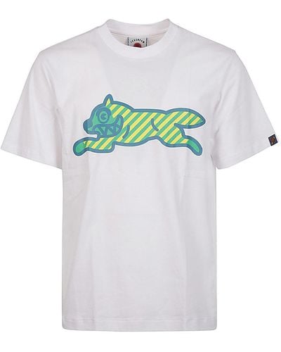 ICECREAM T-shirt Running Dog In Cotone - Grigio