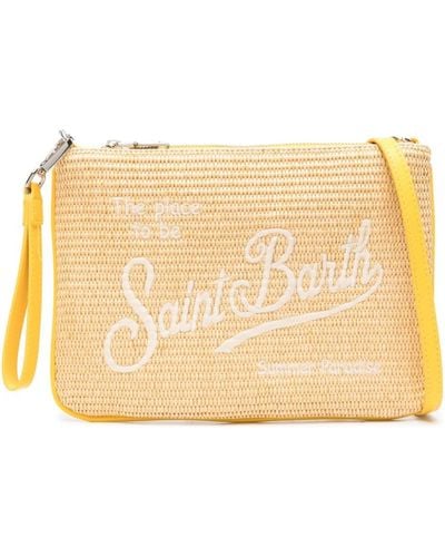 Mc2 Saint Barth Parisienne Straw Clutch Bag - Natural