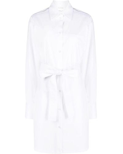 Sportmax Cotton Shirtdress - White