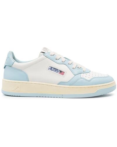 Autry Medalist Leather Sneakers - Blue
