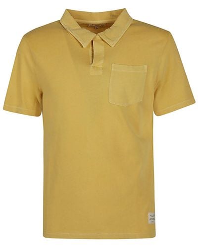Merz B. Schwanen Organic Cotton Polo Shirt - Yellow