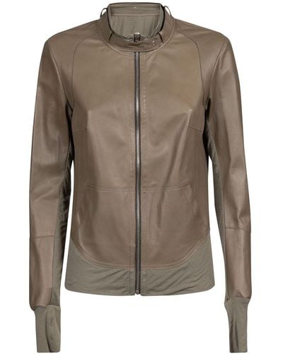 LIVEN Leather Jacket - Brown
