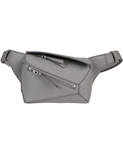 Loewe Leather Pouch - Grey