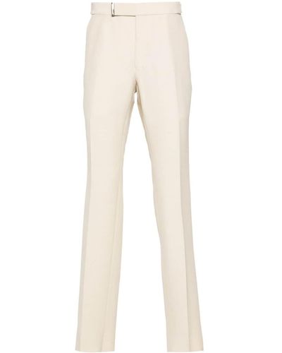 Tom Ford Twill Tailored Pants - Natural