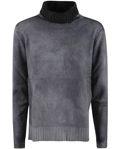 ALESSANDRO ASTE Wool And Cashmere Blend Turtleneck Jumper - Grey