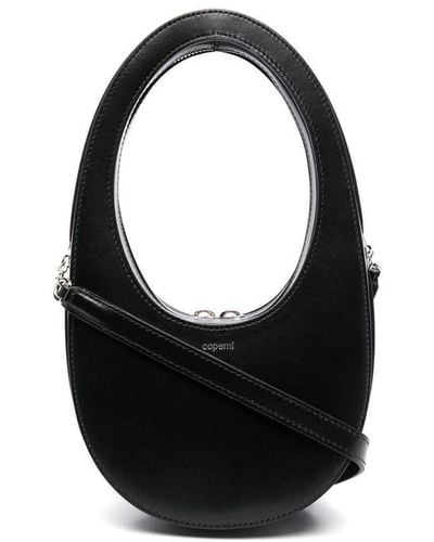 Coperni Mini Swipe Leather Crossbody Bag - Black