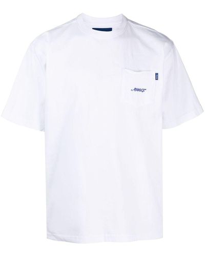 AWAKE NY T-shirt con logo ricamato - Bianco