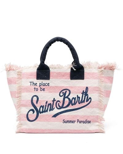 Mc2 Saint Barth Canvas Tote Bag - Pink