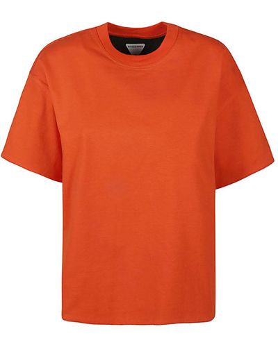 Bottega Veneta Cotton T-shirt - Orange