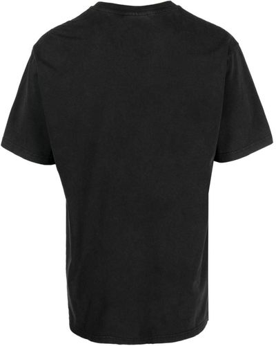 Bluemarble Text-print Cotton T-shirt - Black