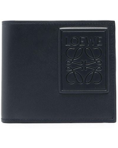 Loewe Wallet With Logo - Blue