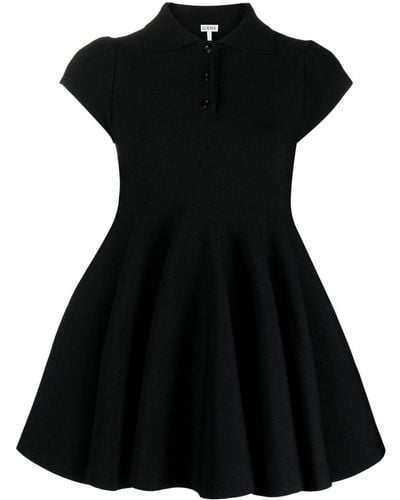 Loewe Stretch-knit Mini Dress - Black