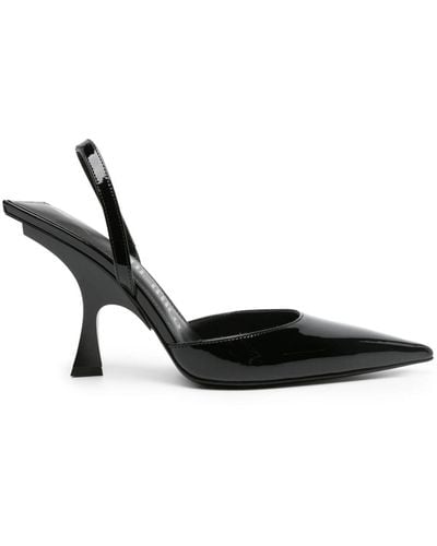 The Attico Ester Slingback Pumps - Black