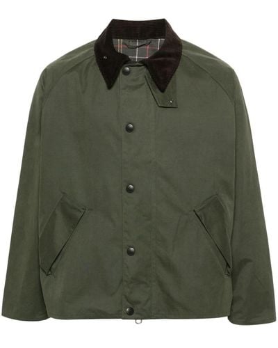 Barbour Os Transport Wax Jacket - Green